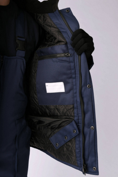 Костюм зимний Нордхард-2 СОП У. (тк.Смесовая,240) п/к, т.синий/васильковый