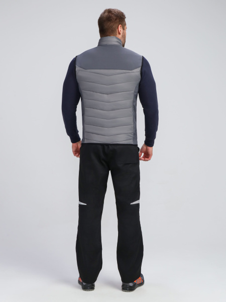 Жилет утепленный ProfLineLeader (тк.Нейлон/Софтшел), серый