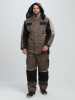 Костюм зимний Вектрон-1 (тк.Смесовая,240) брюки, коричневый/черный/бежевый