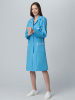 Халат женский Стандарт (тк.ТиСи), голубой