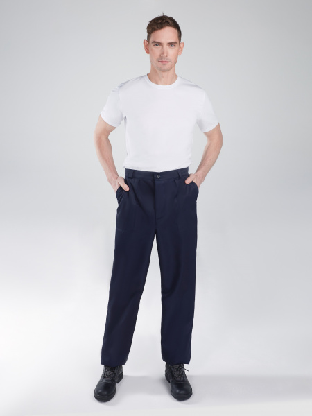 Костюм лавсан с КЩС-пропиткой (тк.Лавсан, 250), т.синий