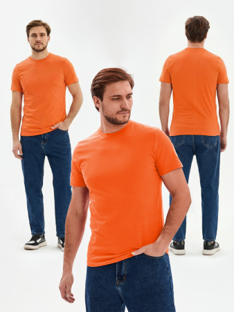Футболка ProfLineBase (тк.Трикотаж,160), оранжевый/2
