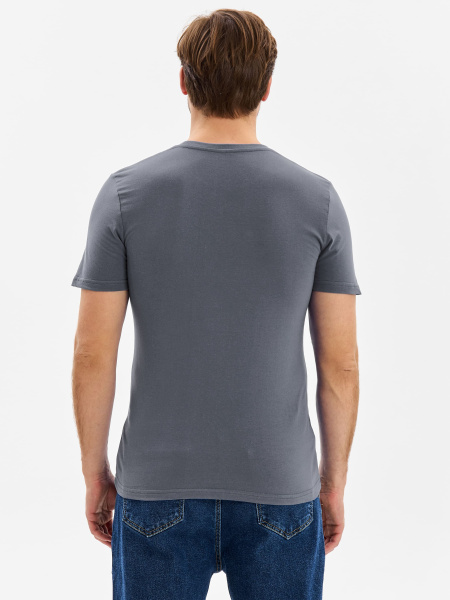 Футболка ProfLineBase (тк.Трикотаж,160), серый/2