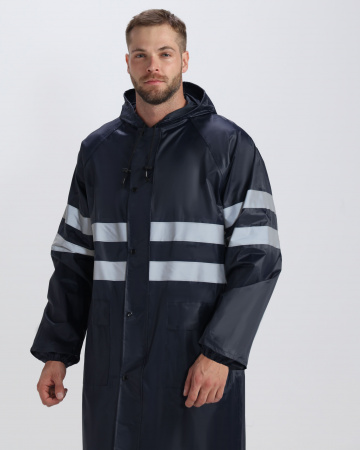 Плащ влагозащитный ProfLineSpecialist СОП (ПВХ,210), т.синий