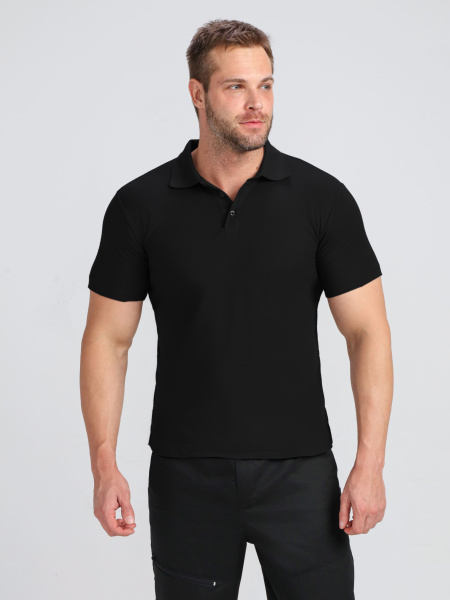 Рубашка поло ProfLineBase (тк.Пике,180), черный