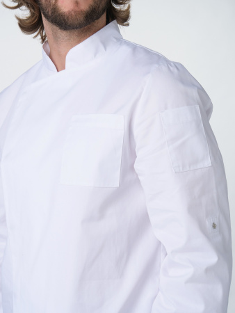 Китель повара Гарво (тк.Смесовая,160), белый