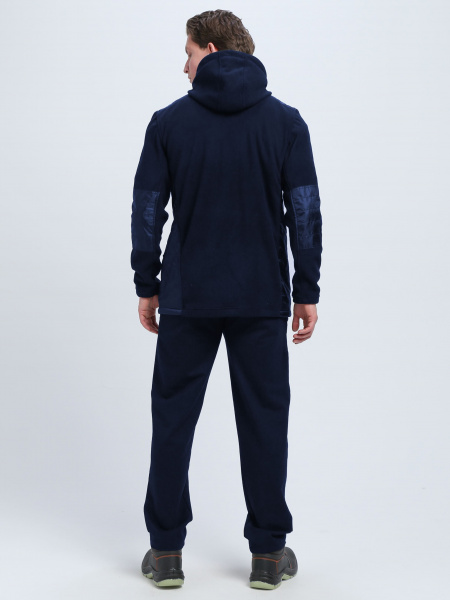 Куртка с капюшоном Кэмп (тк.Флис), т.синий