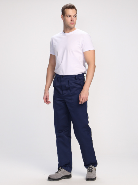 Брюки Лигор (тк.Смесовая,210), т.синий