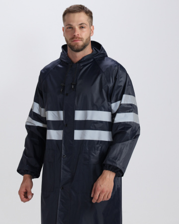 Плащ влагозащитный ProfLineSpecialist СОП (ПВХ,210), т.синий