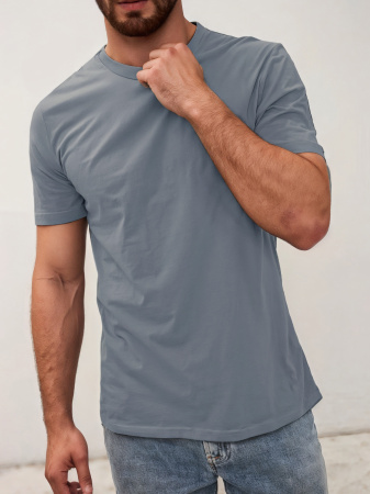 Футболка ProfLineBase (тк.Трикотаж,160), серый