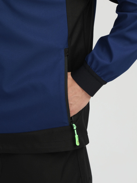 Куртка ProfLineLeader (тк.Софтшел), синий/черный