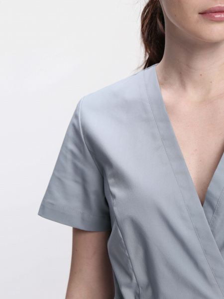 Костюм женский MedLine Марина (тк.Коттон-Рич,130), серый