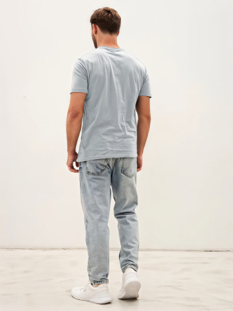 Футболка (тк.Трикотаж,160), св.серый