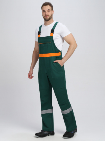 Костюм Итрорис-2 СОП (тк.Саржа,250) п/к, т.зеленый/оранжевый