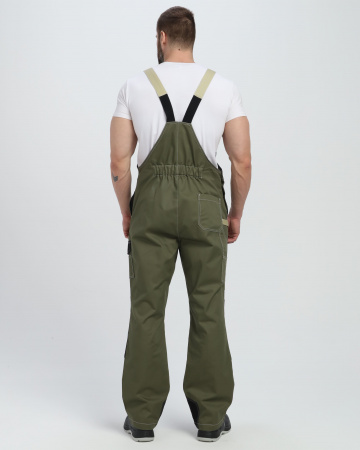 Костюм Вектрон-2 (тк.Смесовая МВО,240) п/к, хаки/черный/бежевый