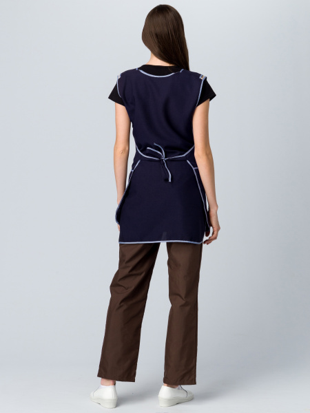 Фартук-сарафан Света-03 (тк.Габардин,160), т.синий