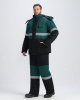Костюм зимний Нордхард-2 СОП У. (тк.Смесовая,240) п/к, черный/т.зеленый