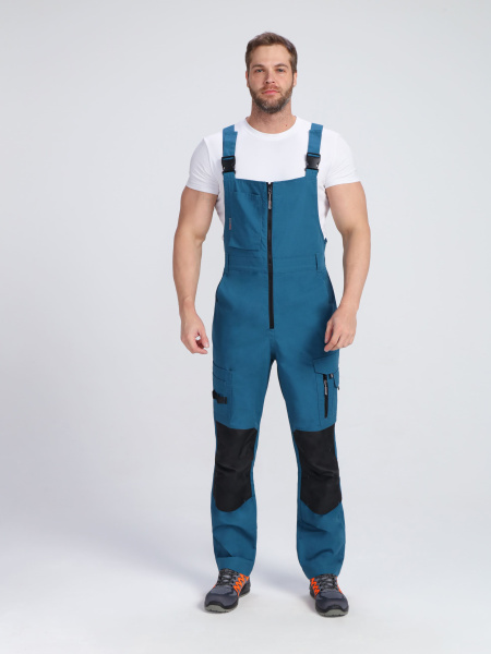 Полукомбинезон ProfLineSpecialist (тк.РипСтоп,240), циан/черный