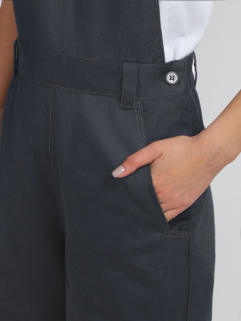 Полукомбинезон женский ProfLineSpecialist (тк.Смесовая,240), серый/розовый