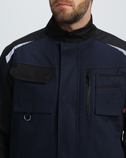 Куртка Айкор (тк.Смесовая МВО,270), т.синий/черный