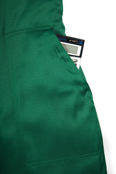 Полукомбинезон зимний Экспертный-Люкс (тк.Смесовая,210), зеленый