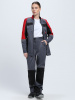 Костюм женский Вектрон-1 (тк.Смесовая,240) брюки, серый/красный/черный