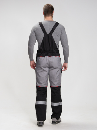 Костюм Сервис (тк.Смесовая,240) п/к, серый/черный