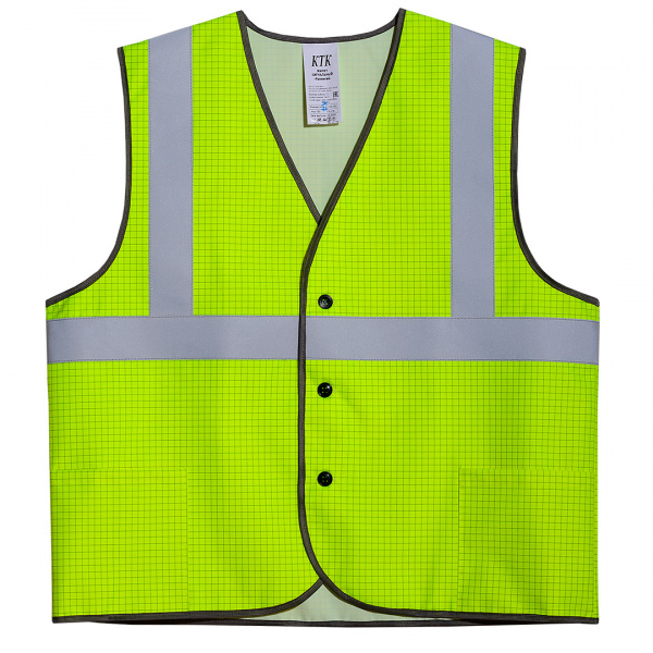 Жилет сигнальный огнестойкий Прометей СОП-2 (тк.Полиэфир,250) тип-1, лимонный