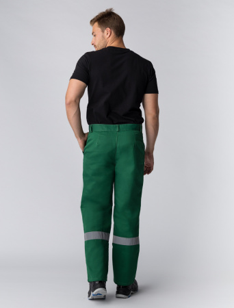 Костюм Лигор-1 СОП (тк.Смесовая,210) брюки, зеленый/желтый