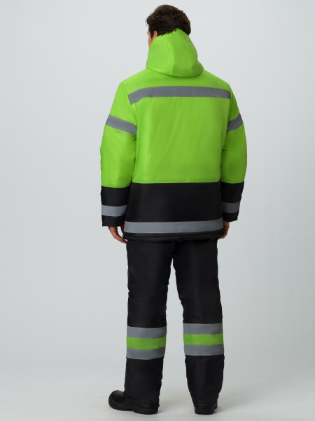 Костюм зимний сигнальный Ярксион-1 СОП (тк.OxLine,90) брюки, лимонный/черный