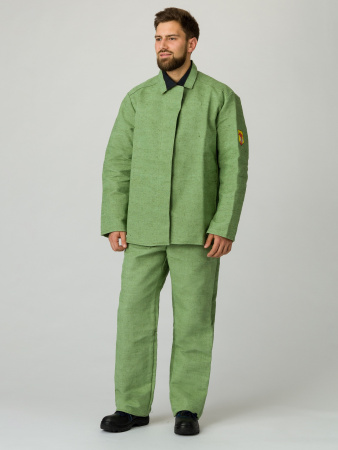 Костюм сварщика 1 кл.защиты (тк.Брезент, 480),хаки