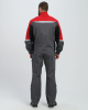 Костюм Вектрон-1 (тк.Смесовая МВО,240) брюки, серый/черный/красный