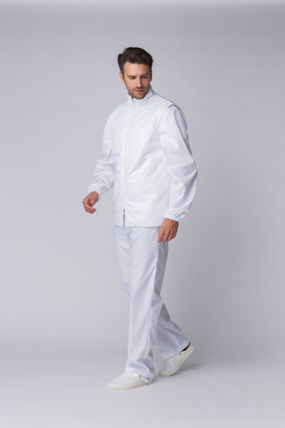 Жилет утепленный Хаспфуд (тк.Дюспо,80), белый