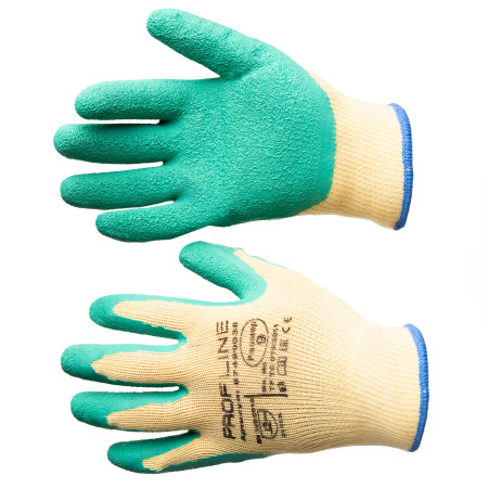 Перчатки ProfLineSpecialist полиэфирные с РЛ-покрытием, желтый