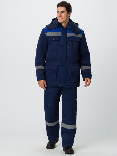 Костюм зимний Нейч-2 СОП (тк.Смесовая,210) п/к, т.синий/васильковый