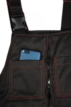 Костюм зимний Нейч-2 СОП (тк.Смесовая,210) п/к, черный/красный