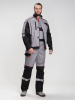 Костюм Сервис (тк.Смесовая,240) п/к, серый/черный