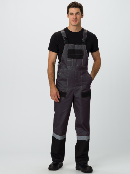 Костюм Вивантек-2 (тк.Смесовая,240) п/к, серый/черный/красный