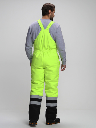 Костюм зимний сигнальный Яркон-2 СОП (тк.Смесовая,210) п/к, лимонный/черный