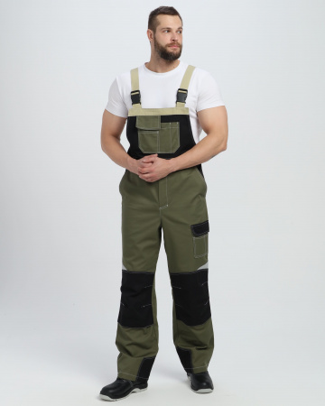 Костюм Вектрон-2 (тк.Смесовая МВО,240) п/к, хаки/черный/бежевый