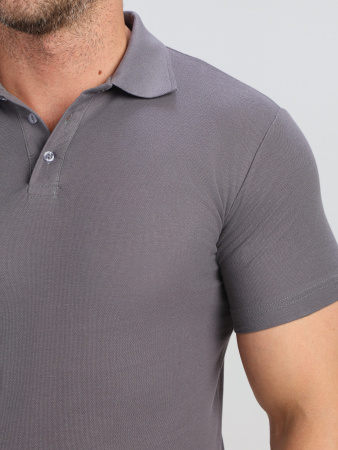 Рубашка поло ProfLineBase (тк.Пике,180), серый