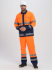 Костюм сигнальный Яркон-2 СОП (тк.Смесовая,210) п/к, оранжевый/т.синий