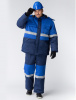 Костюм зимний Нордхард-2 СОП (тк.Смесовая,250) п/к, т.синий/васильковый