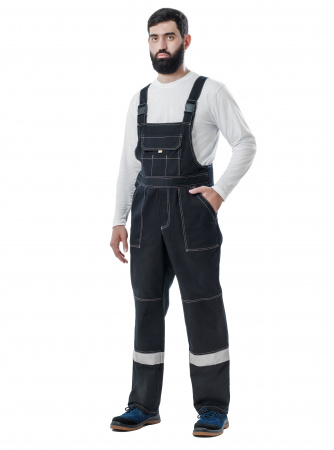 Костюм СОП Кос_002 (тк.Саржа,320) п/к, т.синий/бежевый