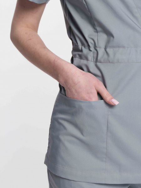 Костюм женский MedLine Марина (тк.Коттон-Рич,130), серый