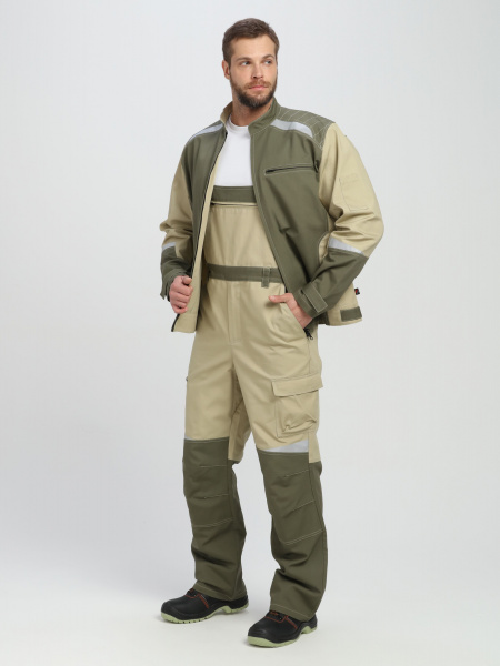 Куртка Ридоф (тк.Канвас,270), хаки/бежевый