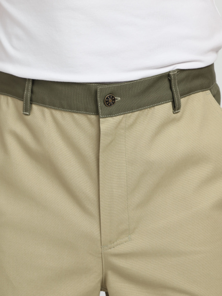 Брюки Ридоф (тк.Канвас,270), хаки/бежевый