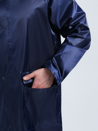 Плащ влагозащитный ProfLineLeader (ПВХ,240), т.синий