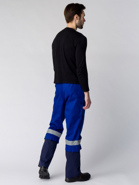 Костюм Антигнус-1 СОП (тк.Саржа,220) брюки, т.синий/васильковый