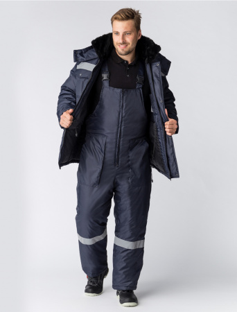 Костюм зимний Мастер (тк.Оксфорд) п/к, т.синий